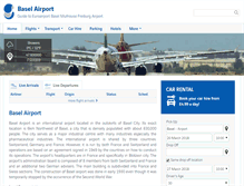 Tablet Screenshot of baselairport.net